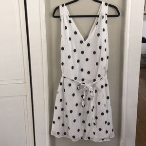 White Polka Dot Dress